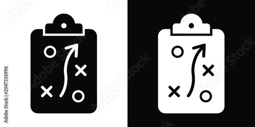 Fotografía Tactical strategy clipboard icon