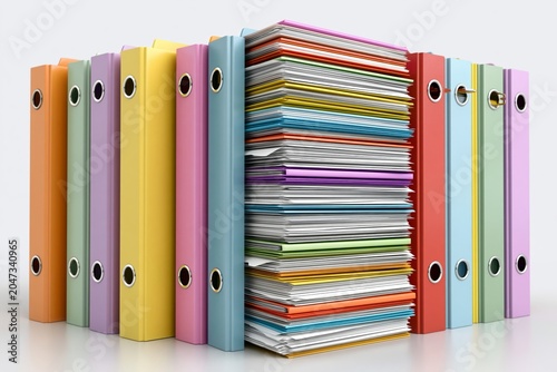 Policies document, Contract papers 3D illustration. Business policy document concept vector illustration. Insurance policies. Regulation concept list document company clipboard and folder. Vector 3D