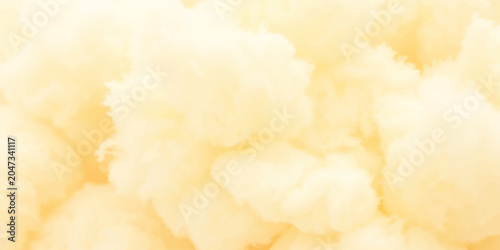 Принти на полотні Soft, fluffy white cotton balls create a gentle and airy texture, appearing as a delicate cloud-like formation