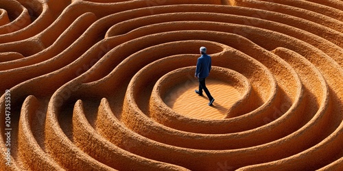 Finding your way through a challenging maze