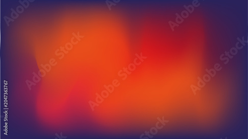 Canvas Print Vibrant Orange Red Gradient Abstract Background.