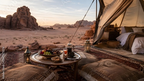 Serene wadi rum camp experience