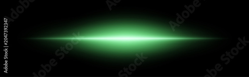 Cuadro en lienzo Futuristic neon line PNG Vector with optical energy flow creating abstract cyber