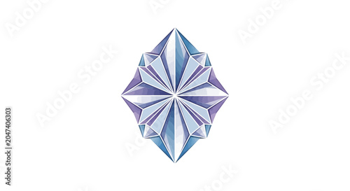 Foto Large Purple Crystal Gemstone Cut Jewellery.