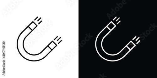 Konstfotografi Magnet icon in editable outlined, Vector EPS10