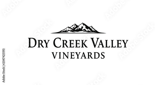 Dry Creek Valley Vineyards Logo Sign.