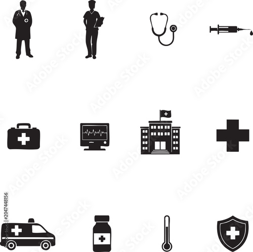 Medical Services and Support Icons