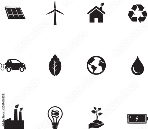 Global Business Line Icons