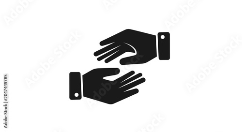 Canvastavla Hands held in an open gesture symbolize care, support, and professional assistance within a business context