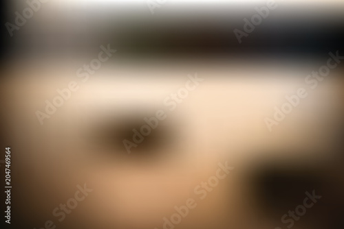 Bild auf Leinwand The hazy scene on a transparent canvas shows blurred objects and shadows moving quickly