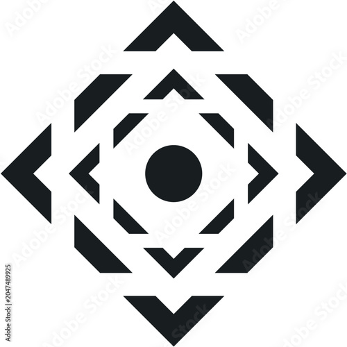 checkered, abstract, squares, icon, signet