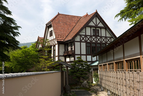 Japan's Gora Kadan, a luxury ryokan in Hakone on a cloudy winter day