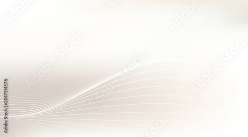 Cuadro en lienzo Abstract Light Wave Design with Soft Gradient Background.