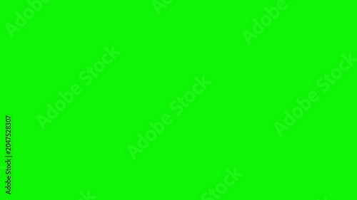 Hydraulic Pressure Physics Diagram Animation on Green Screen | Pascal's Law Educational Motion Graphic