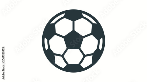 Foto Soccer Ball Icon Sports Equipment.