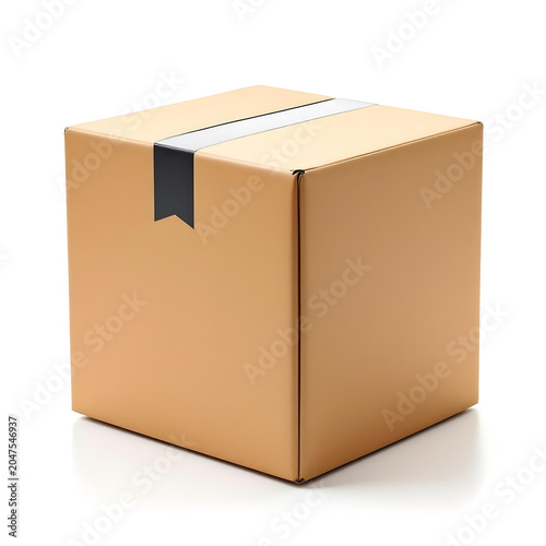 Delivery box isolated on white background