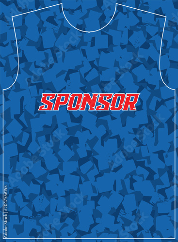 Professional Cricket Jersey Design Template