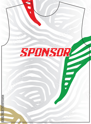 Professional Cricket Jersey Design Template