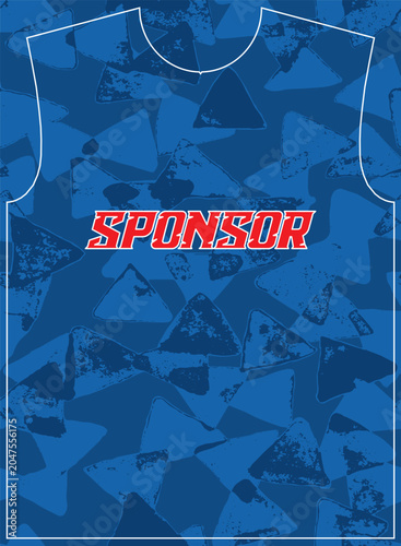 Professional Cricket Jersey Design Template