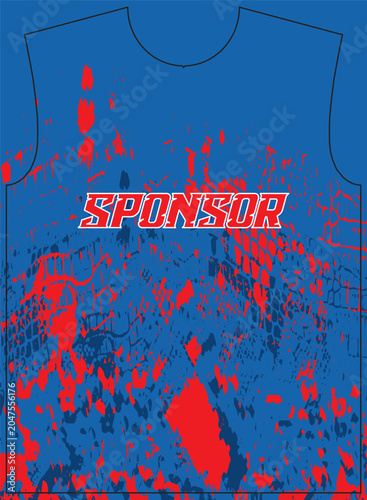 Professional Cricket Jersey Design Template
