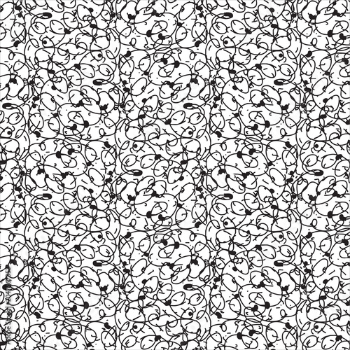 Obraz na płótnie Messy abstract scribble hand drawn lines background pattern vector