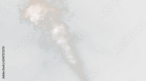Foto Swirling colors blend on a transparent background with soft shapes and movement