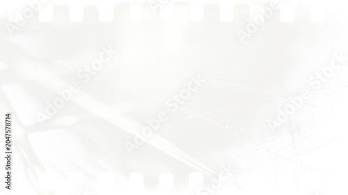 Fotografía Transparent png vintage film frame overlay with realistic scratches smudges hair