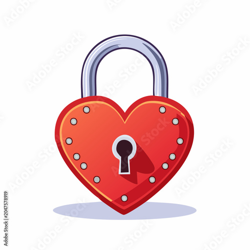 Heart Shaped Padlock