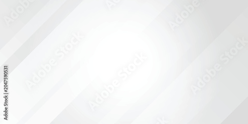 Bilde på lerret Light gray and white oblique overlay lines geometry tech abstract subtle backgro