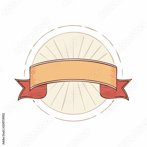 Vintage Ribbon and Emblem Design