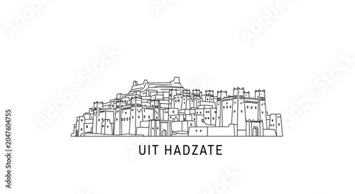 UIT HADZATE Village Cityscape Architecture.