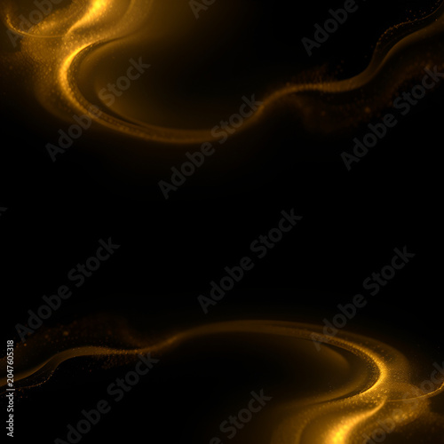 Premium black and gold background