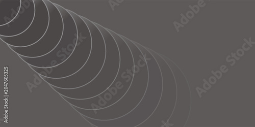 Fotografi Abstract orbital paths with red points on a dark grey background, with the phrase Life is movement
