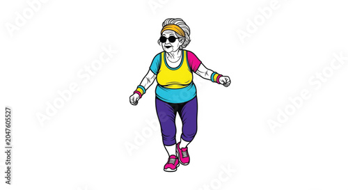 Woman wearing roller skates and gear.