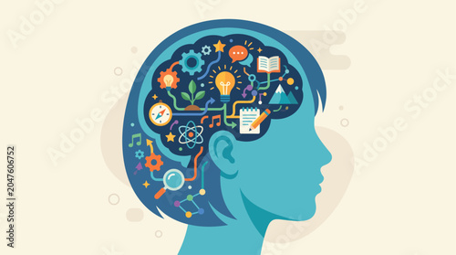 Slika na platnu Creative thinking and problem solving concept.
