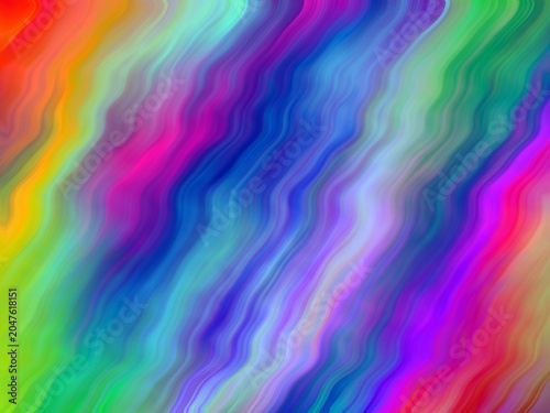 Abstract Colorful Wavy Diagonal Background