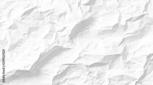 Transparent png of white crumpled paper texture with wrinkled creased surface overlay effect blank sheet background vector illustration for vintage grunge design and artistic backdrop perfect folded