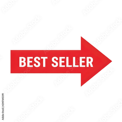Red best seller arrow pointing to the right