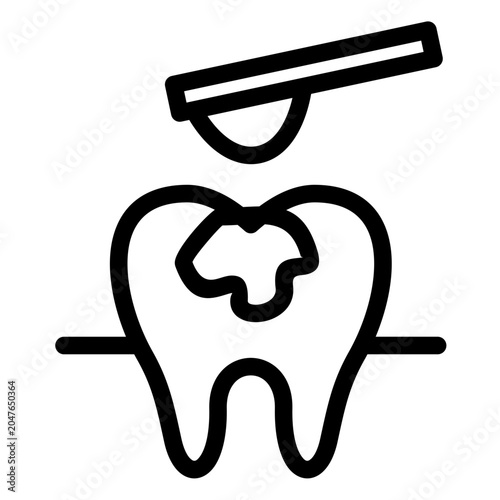 Tableau sur toile Fillings Icon