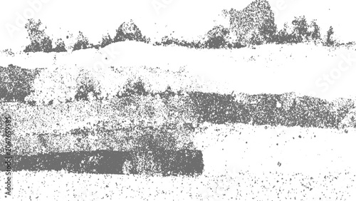 Photos Grunge texture with grey splatters and smudges on white background abstract desi