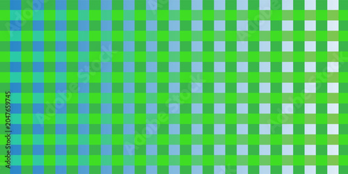 Schilderij op canvas Abstract Green and Blue Checkerboard Pattern With Subtle Gradient and Geometric