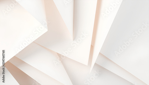 Abstract paper layers creating depth effect