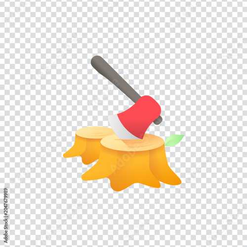 Deforestation Environment Forest Loss Ecology Icon Set