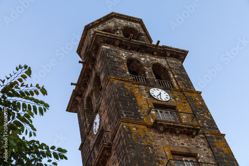 Volcanic Stone Bell Tower in San Cristóbal de La Laguna, Tenerife