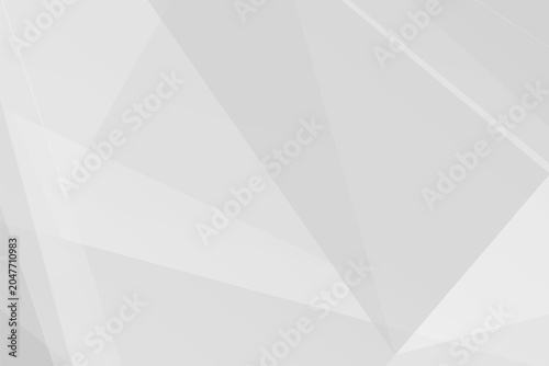 Modern minimalist abstract light gray polygonal background with copy space