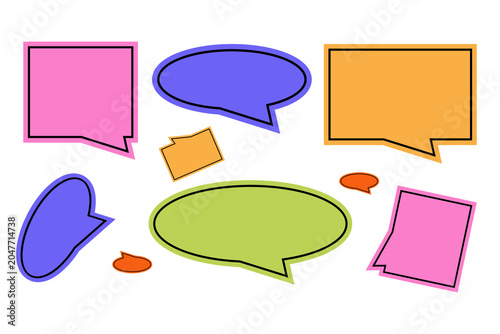 speech bubble scrapbook collection