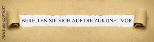 Photos Bereiten Sie sich auf die Zukunft vor
