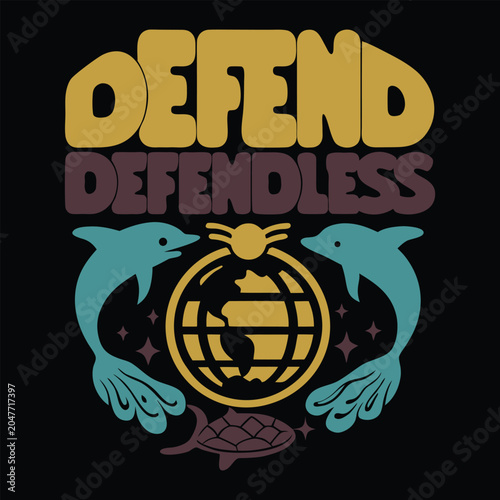 Foto Defend the Defenseless A Graphic for Environmental and Animal Protection Advocac