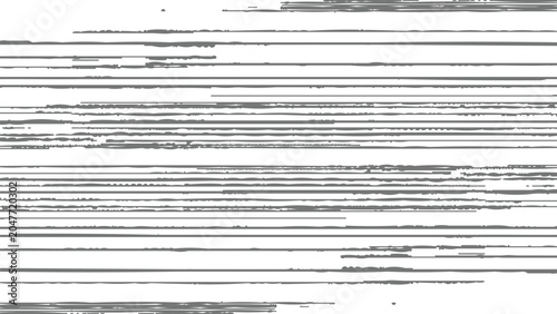 Photography Glitchy digital distortion effect with horizontal lines and pixels on white back