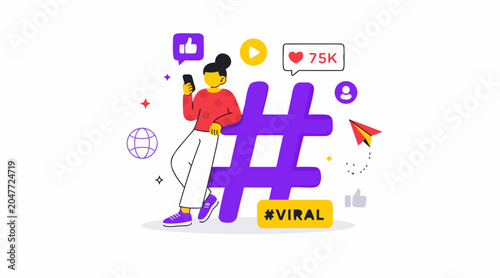 Viral Social Media Content Creator Gaining Popularity Online